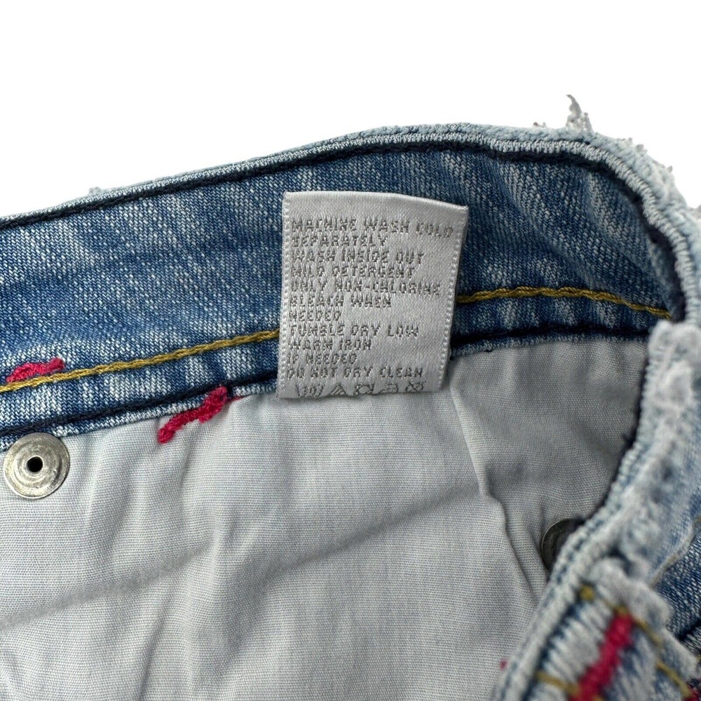 Akademiks‎ Womens Vintage Embroidered Bootcut Jeans 26 - Picture 9 of 12